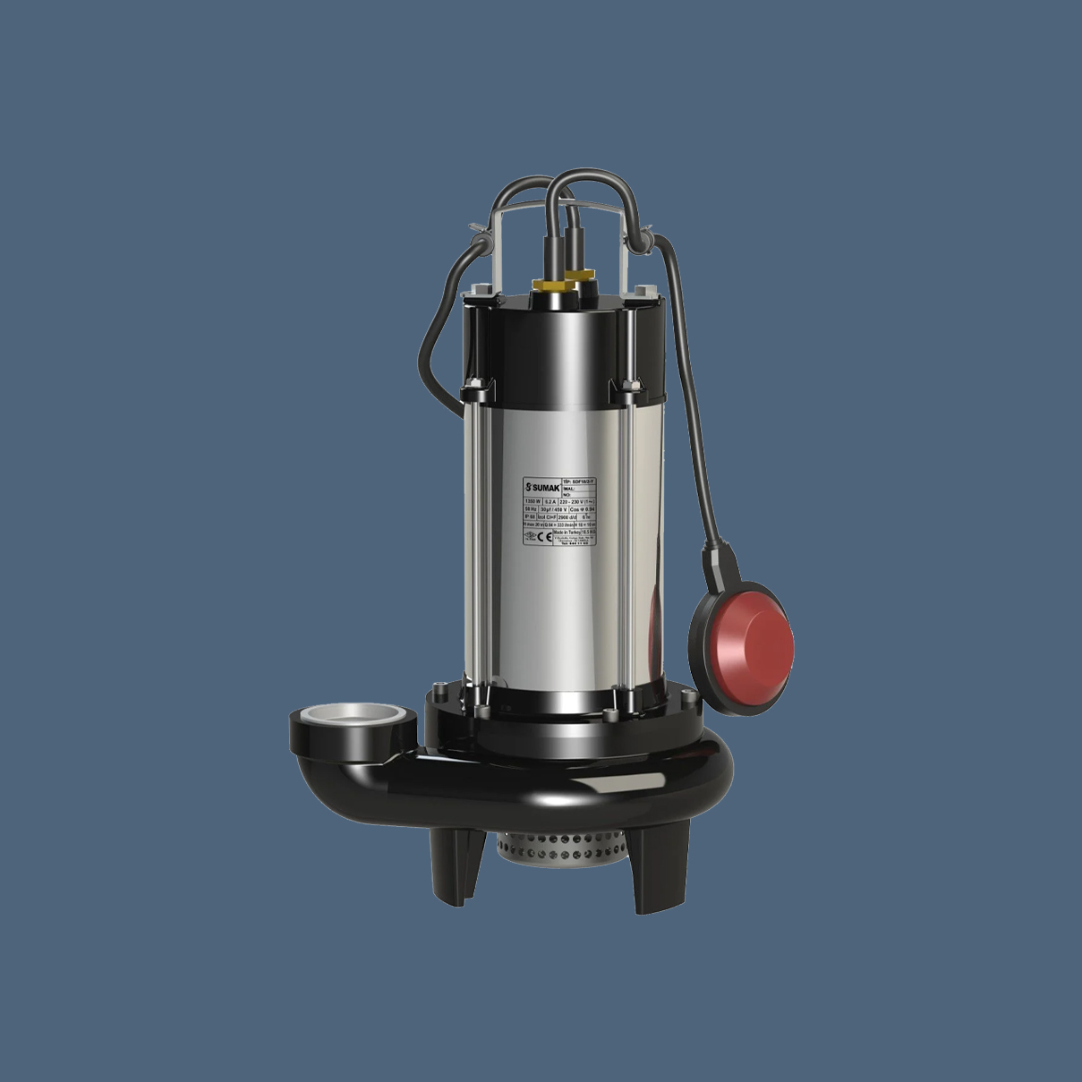  Sumak SDF18/2-Y  1,8 HP Kirli Su Dalgıç Pompa